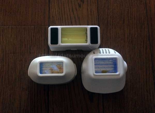 各家庭用脱毛器のカートリッジ